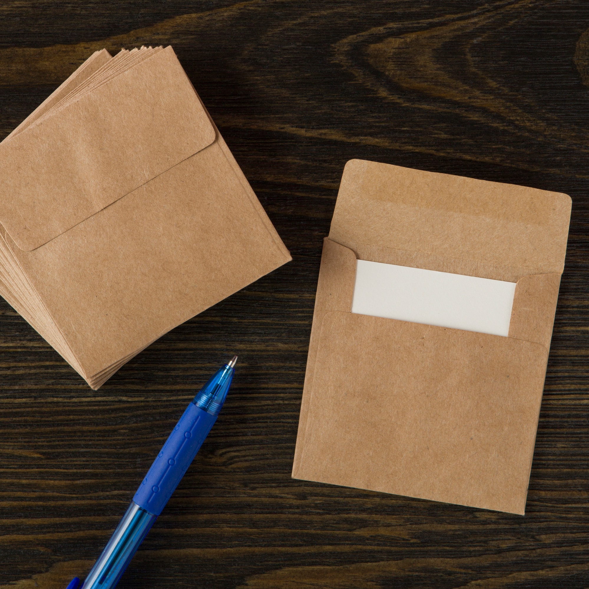 Kraft Blank Envelope by Recollections™, 3.25" x 3.25"